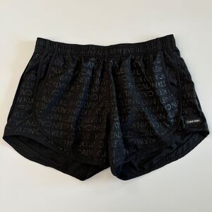 Calvin Klein Womens Medium Black Sports Shorts, CK Jogger Shorts, Calvin 310‎